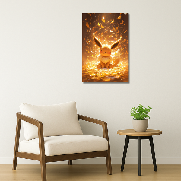Pokemon Metal Poster - PikaPika | Anime Wall Art India