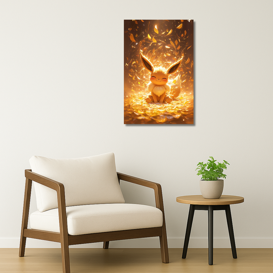 Pokemon Metal Poster - PikaPika | Anime Wall Art India