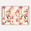 Floral Metal Poster - PetalParade | Aesthetic Wall Art India