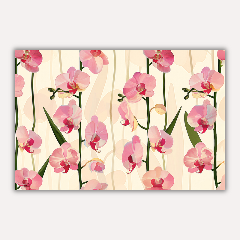 Floral Metal Poster - PetalParade | Aesthetic Wall Art India