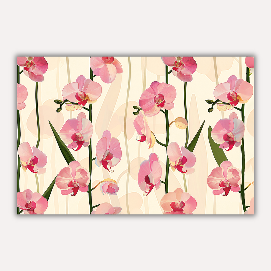Floral Metal Poster - PetalParade | Aesthetic Wall Art India