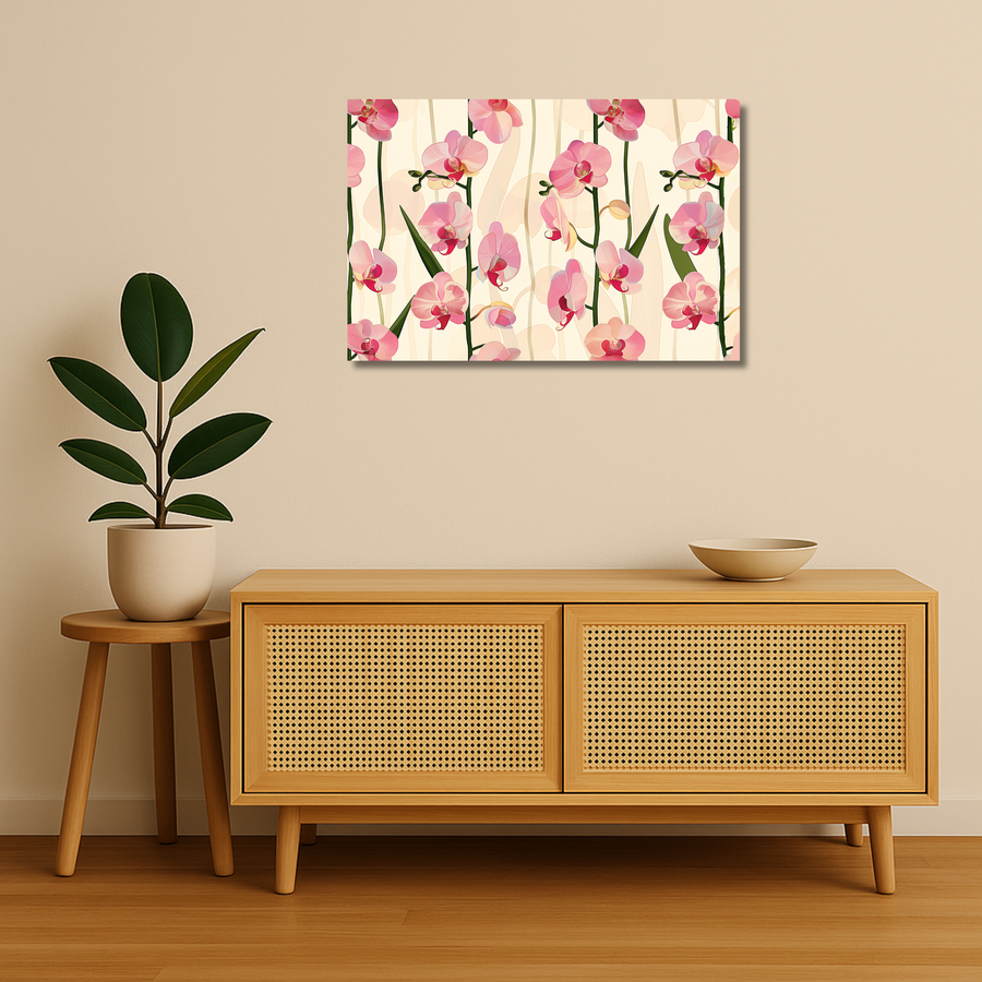 Floral Metal Poster - PetalParade | Aesthetic Wall Art India
