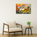 Wildlife Metal Poster - Wild Gallop | Animal Wall Art India