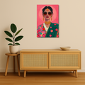 Indian Aesthetic Metal Poster - DesiDiva | Desi Wall Art India