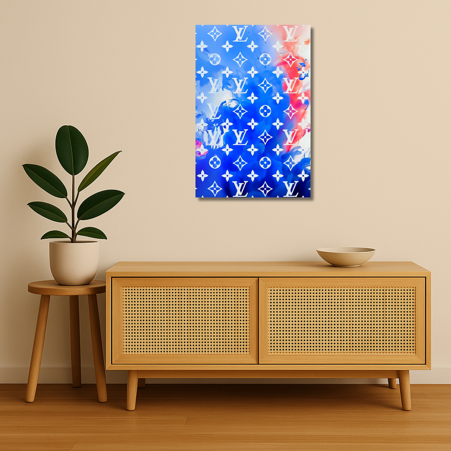 Luxury Brand Metal Poster - LVWRLD | Fashion Wall Art India
