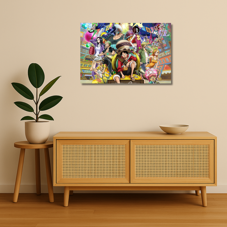 One Piece Metal Poster - Treasure Crew | Anime Wall Art India