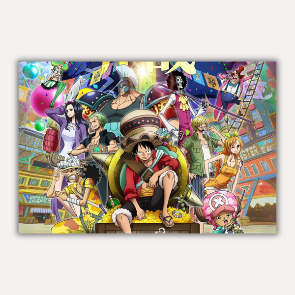 One Piece Metal Poster - Treasure Crew | Anime Wall Art India