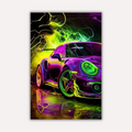Electro Speed Demon | Metal Wall Art Poster India