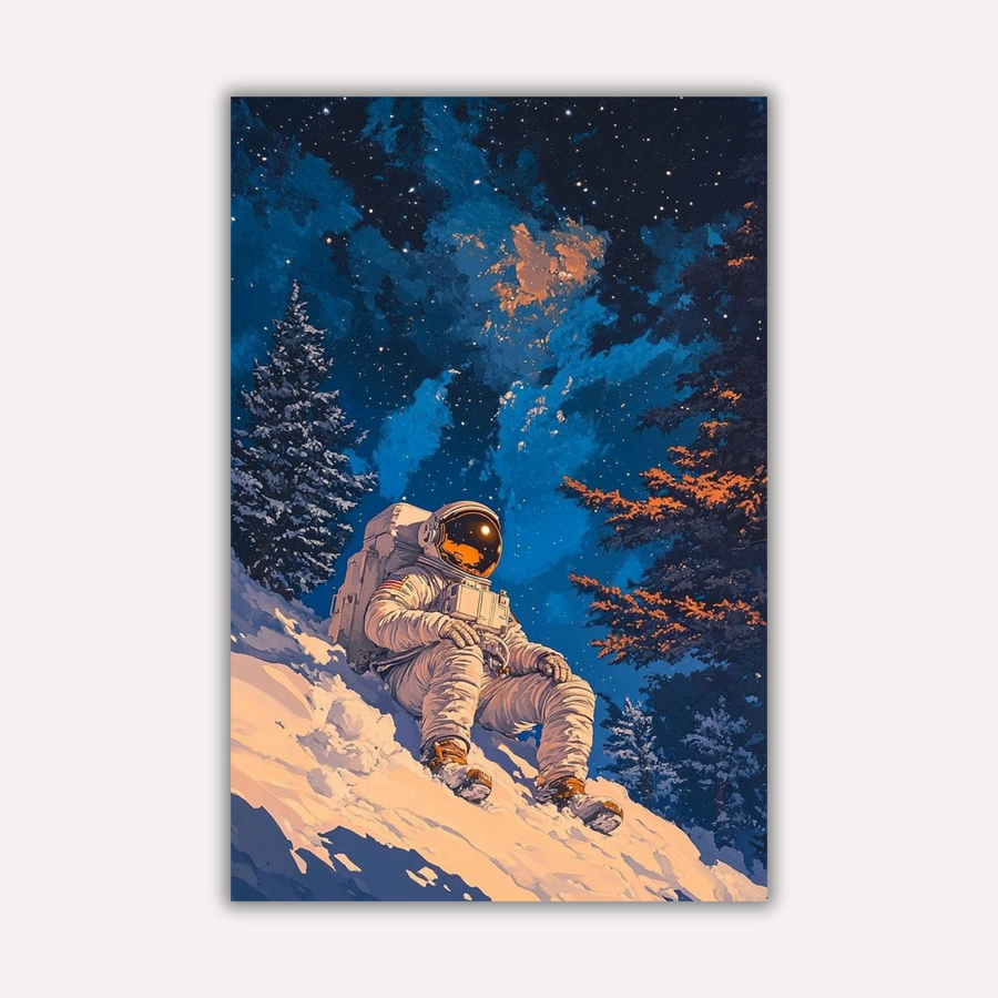 Celestial Metal Poster - Stargrounded | Aesthetic Wall Art India