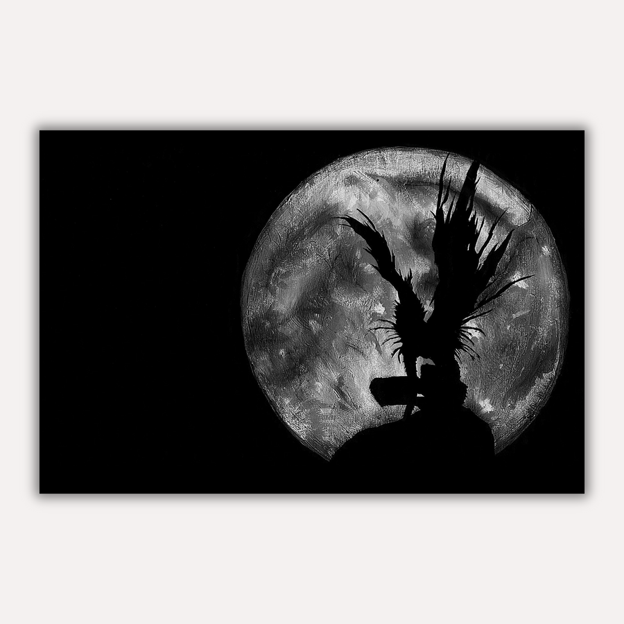Death Note Metal Poster - God of Apples | Anime Wall Art India