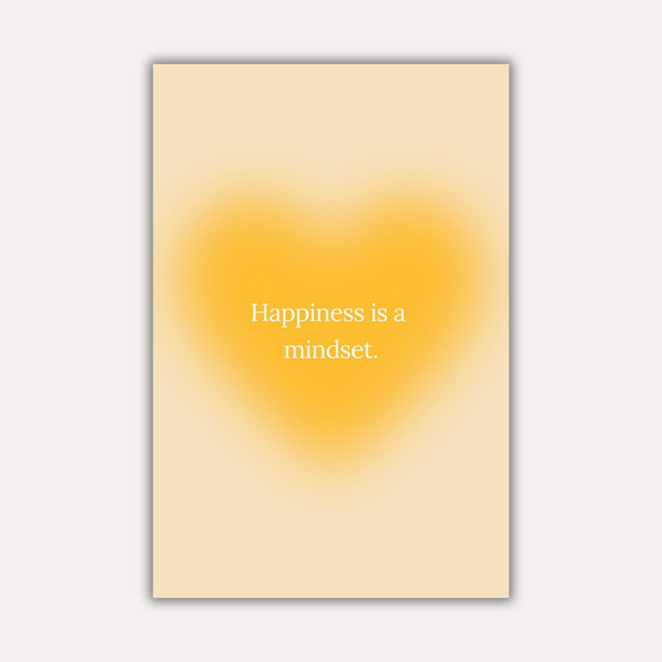 Affirmations Metal Poster - GlowUp | Motivational Wall Art India