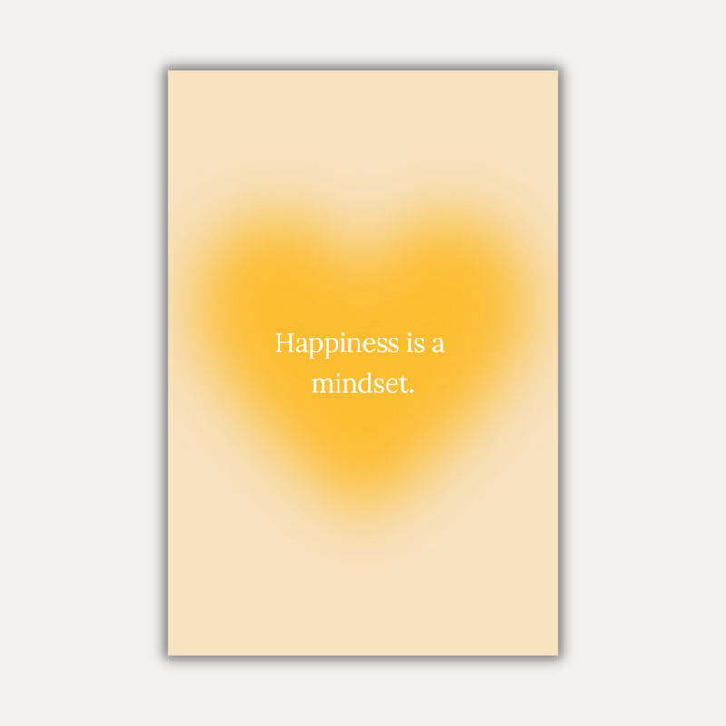 Affirmations Metal Poster - GlowUp | Motivational Wall Art India