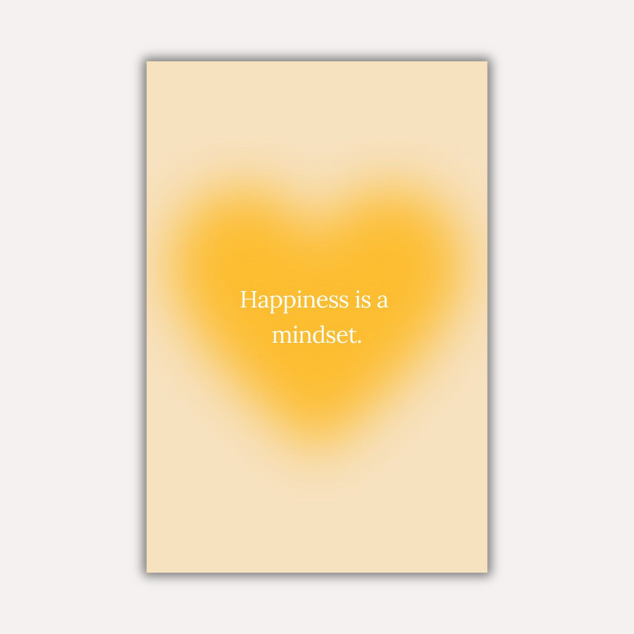 Affirmations Metal Poster - GlowUp | Motivational Wall Art India