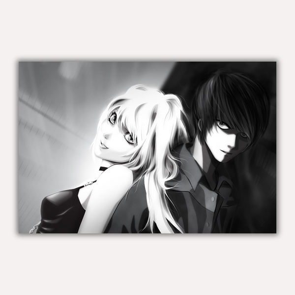 Death Note Metal Poster - DarkDesire | Anime Wall Art India