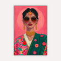Indian Aesthetic Metal Poster - DesiDiva | Desi Wall Art India