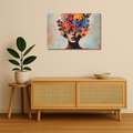 Floral Metal Poster - MindBloom | Aesthetic Wall Art India