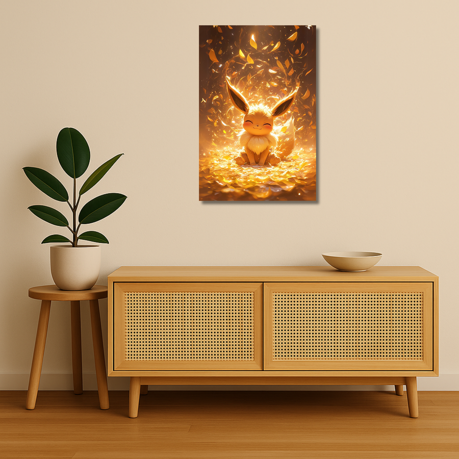 Pokemon Metal Poster - PikaPika | Anime Wall Art India