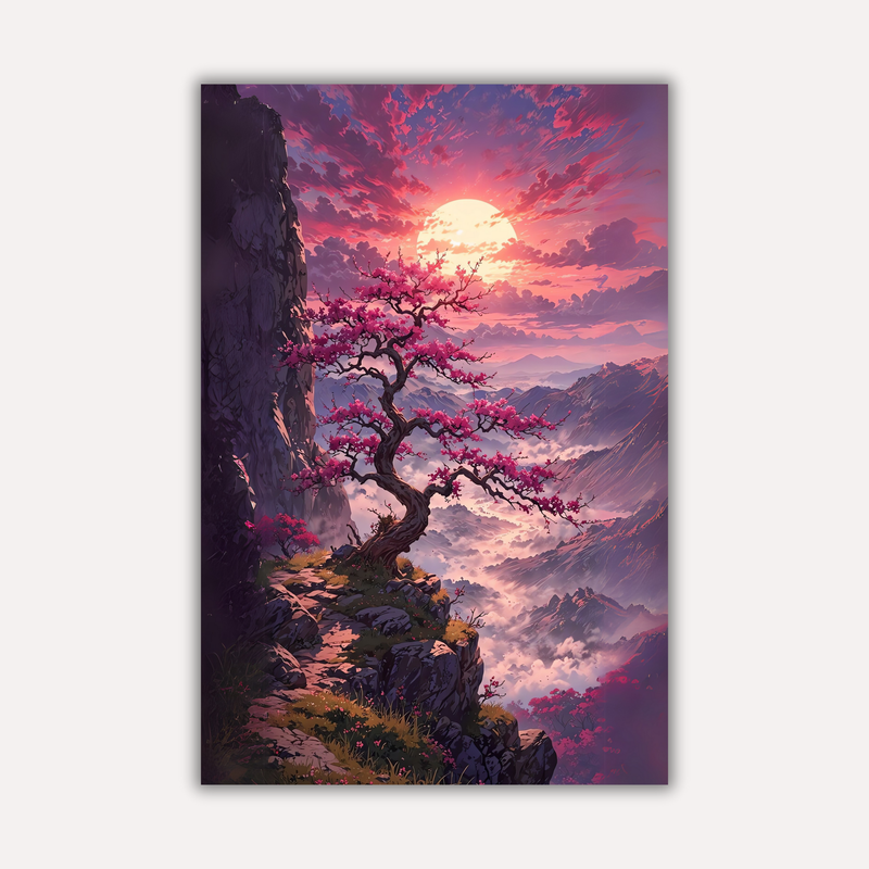 Travel Metal Poster - Zen Horizon | Wanderlust Wall Art India