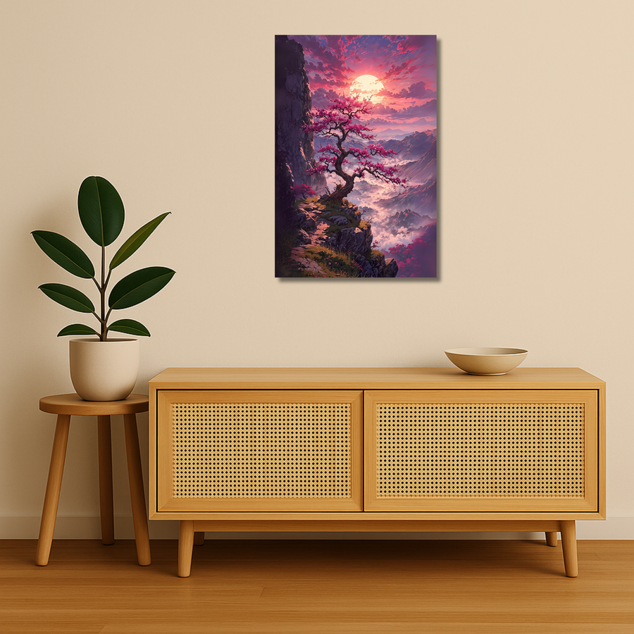 Travel Metal Poster - Zen Horizon | Wanderlust Wall Art India