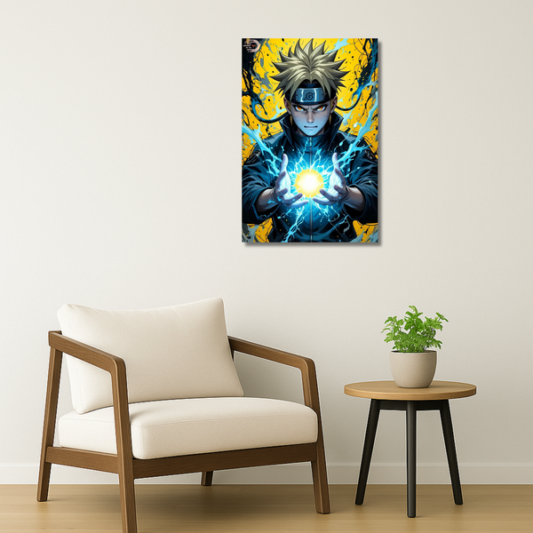 Naruto Metal Poster - Lightning Sensei Metal Print - Naruto Metal Poster | Anime Wall Art India