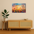 Floral Metal Poster - Solara | Aesthetic Wall Art India