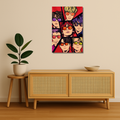 K-Pop Metal Poster - 7Lights | Music Wall Art India