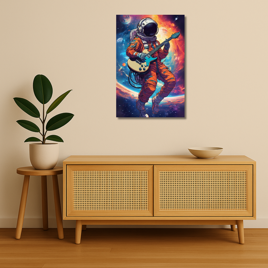 Music Metal Poster - Astro Jam | Aesthetic Wall Art India