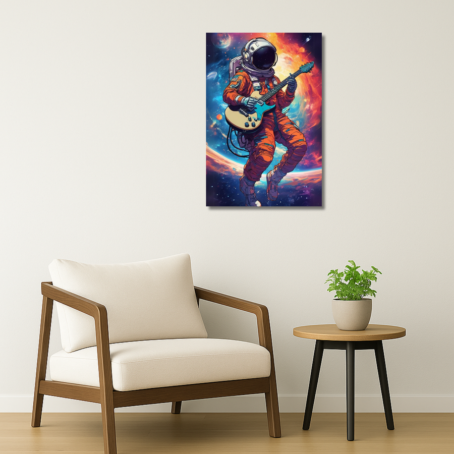 Music Metal Poster - Astro Jam | Aesthetic Wall Art India
