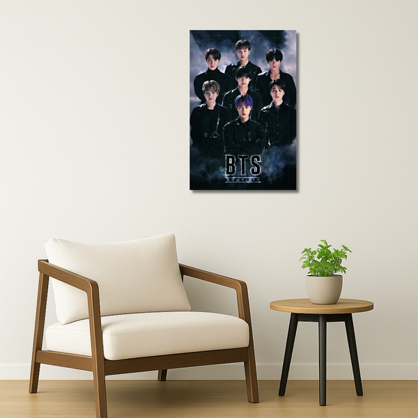 K-Pop Metal Poster - Black Swan Line | Music Wall Art India