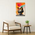 Pop Art Metal Poster - Butterfly Reverie | Aesthetic Wall Art India