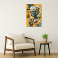 Pop Art Metal Poster - DotLatte | Aesthetic Wall Art India
