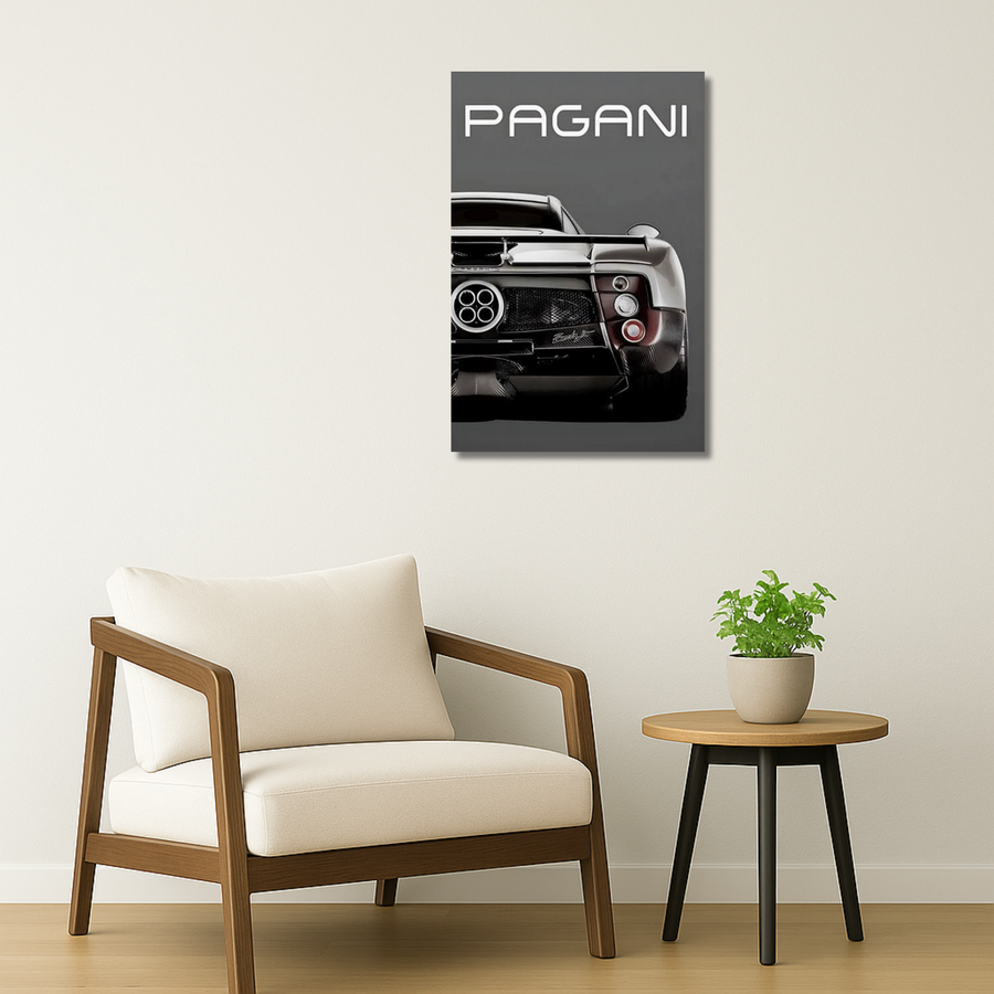Cars Metal Poster - Italian Thunder | Car Wall Art India