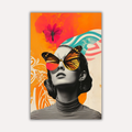 Pop Art Metal Poster - Butterfly Reverie | Aesthetic Wall Art India
