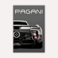 Cars Metal Poster - Italian Thunder | Car Wall Art India
