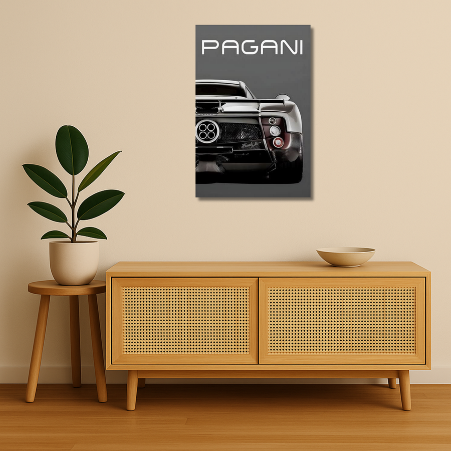 Cars Metal Poster - Italian Thunder | Car Wall Art India