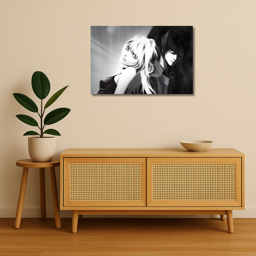 Death Note Metal Poster - DarkDesire | Anime Wall Art India