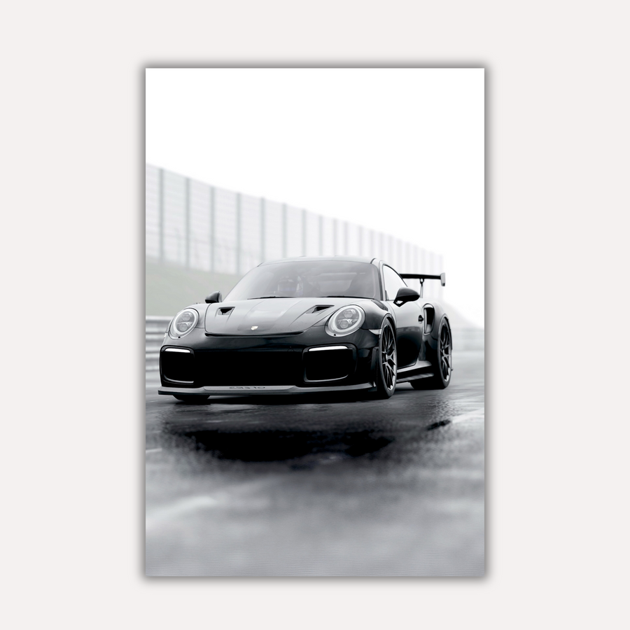 Cars Metal Poster - PorschePhantom | Car Wall Art India