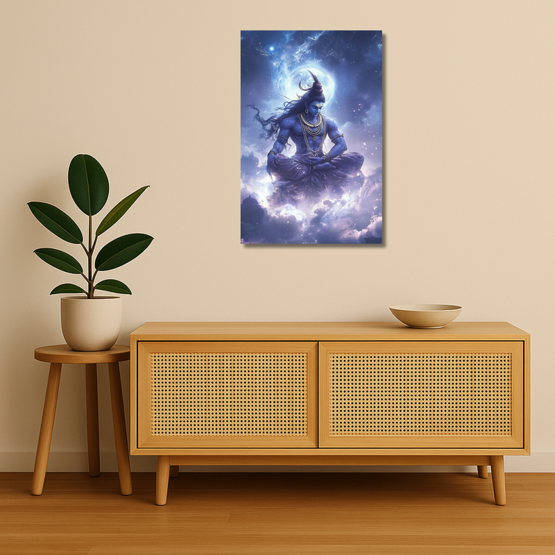 Indian Gods - Mahadev in Cosmic Dhyana image 3