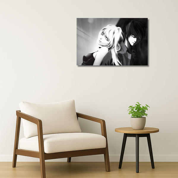 Death Note Metal Poster - DarkDesire | Anime Wall Art India