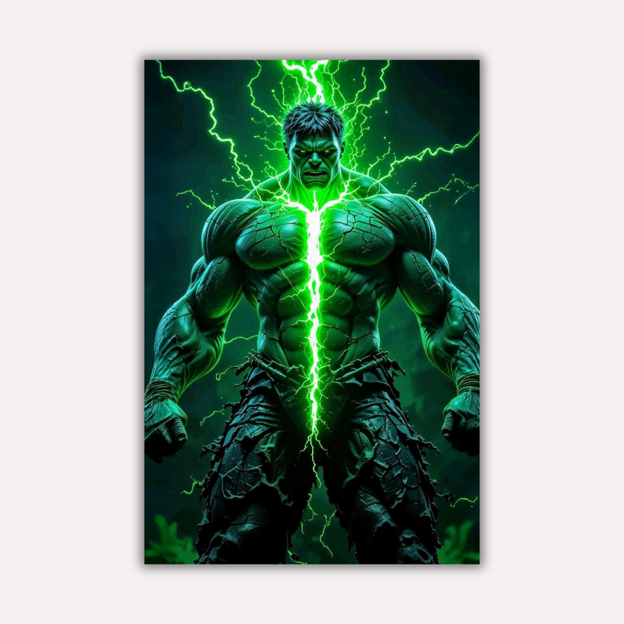 Thunderbolt Hulk | Metal Wall Art Poster India