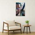 One Piece Metal Poster - Santoryu Surge | Anime Wall Art India
