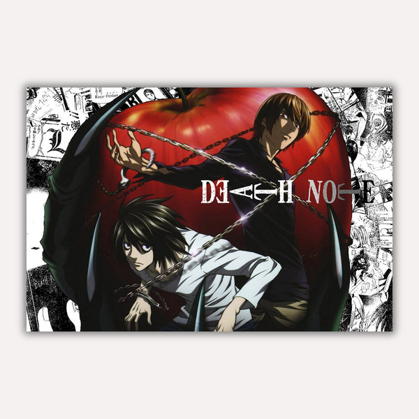 Death Note Metal Poster - Justice Duel | Anime Wall Art India