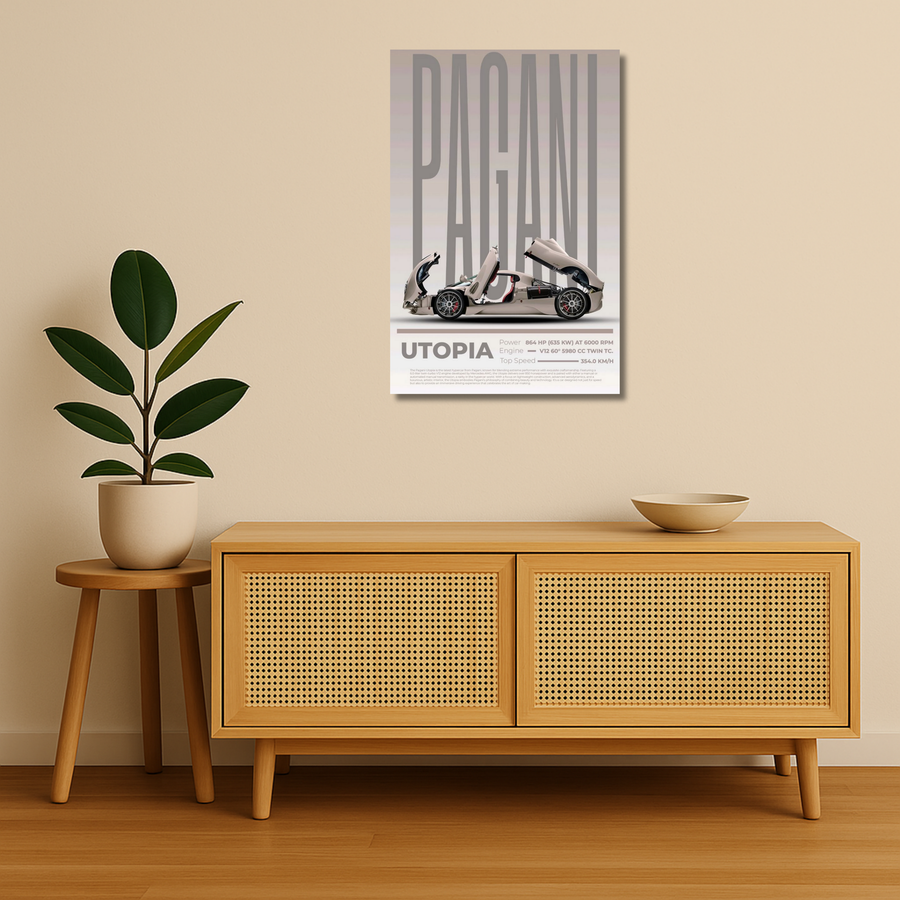 Cars Metal Poster - SpeedSonata | Car Wall Art India