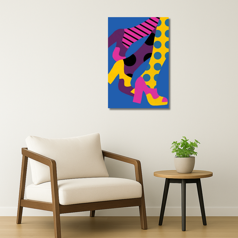 Pop Couture - PeepToes | Metal Wall Art Poster India