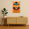 Pop Art Metal Poster - Citrus Bold | Aesthetic Wall Art India