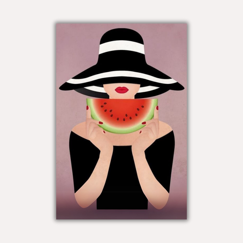 Pop Art Metal Poster - MelonMood | Aesthetic Wall Art India