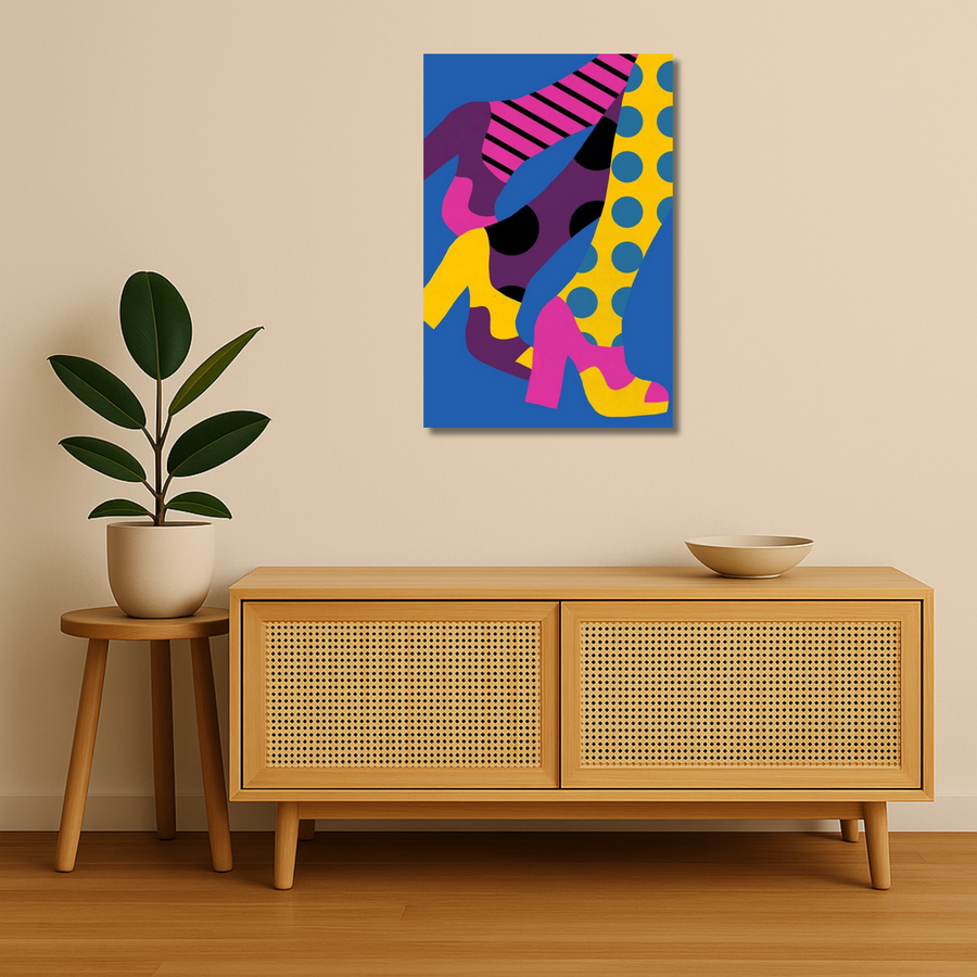 Pop Couture - PeepToes | Metal Wall Art Poster India