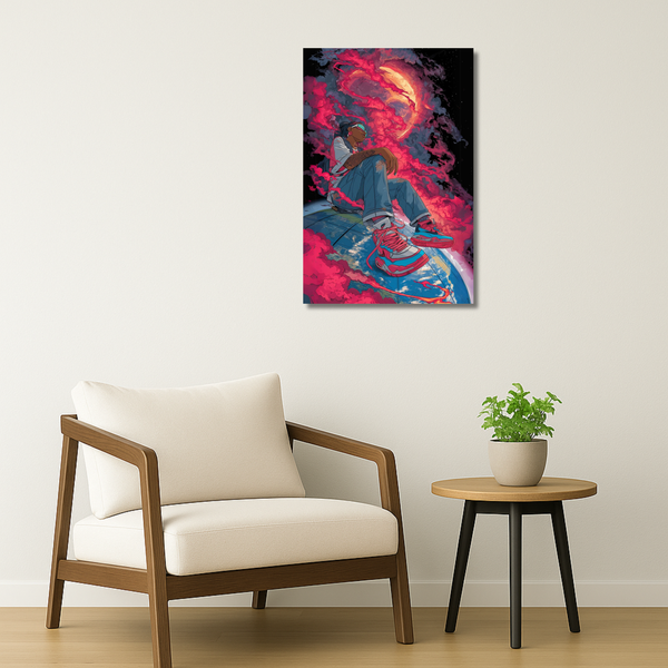 Sneaker Metal Poster - OrbitDrip | Street Wall Art India
