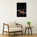 DC Comics Metal Poster - Dark Precision | Superhero Wall Art India