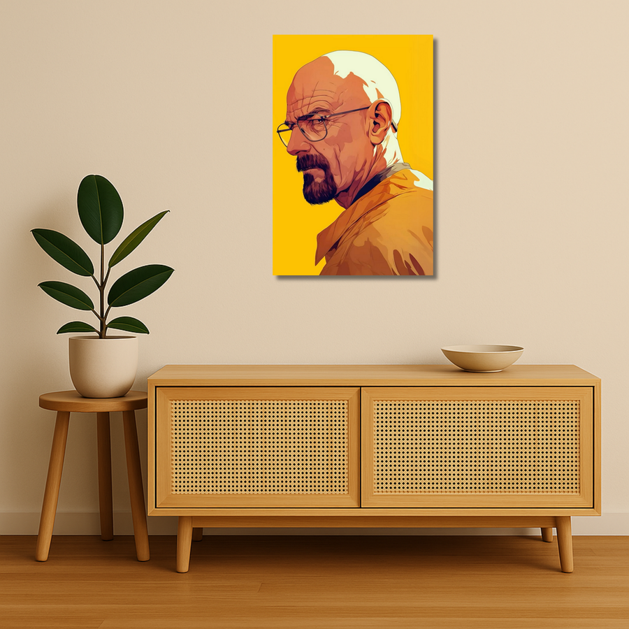 Breaking Bad Metal Poster - SayMyName | TV Series Wall Art India